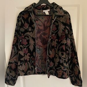 Vintage Floral Printed Jacket